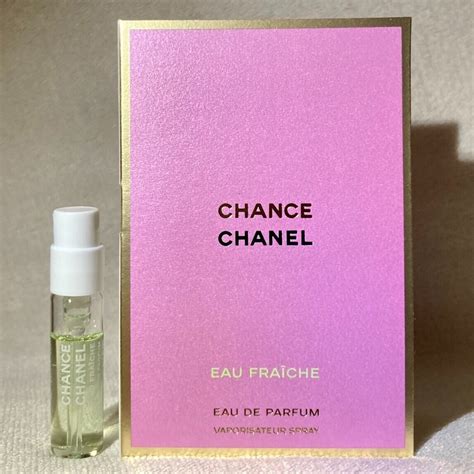 chanel chance sample size|chanel chance eau fraiche samples.